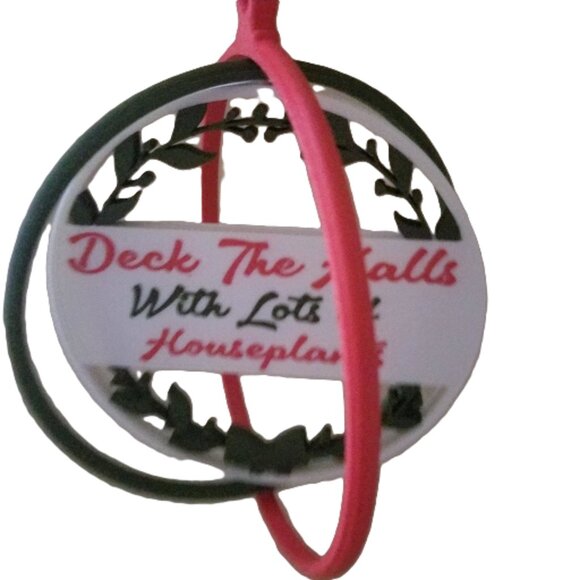 Deck The Halls With Lots Of Houseplants 3D Printed Ornament Holiday Decor Gift - Picture 4 of 9